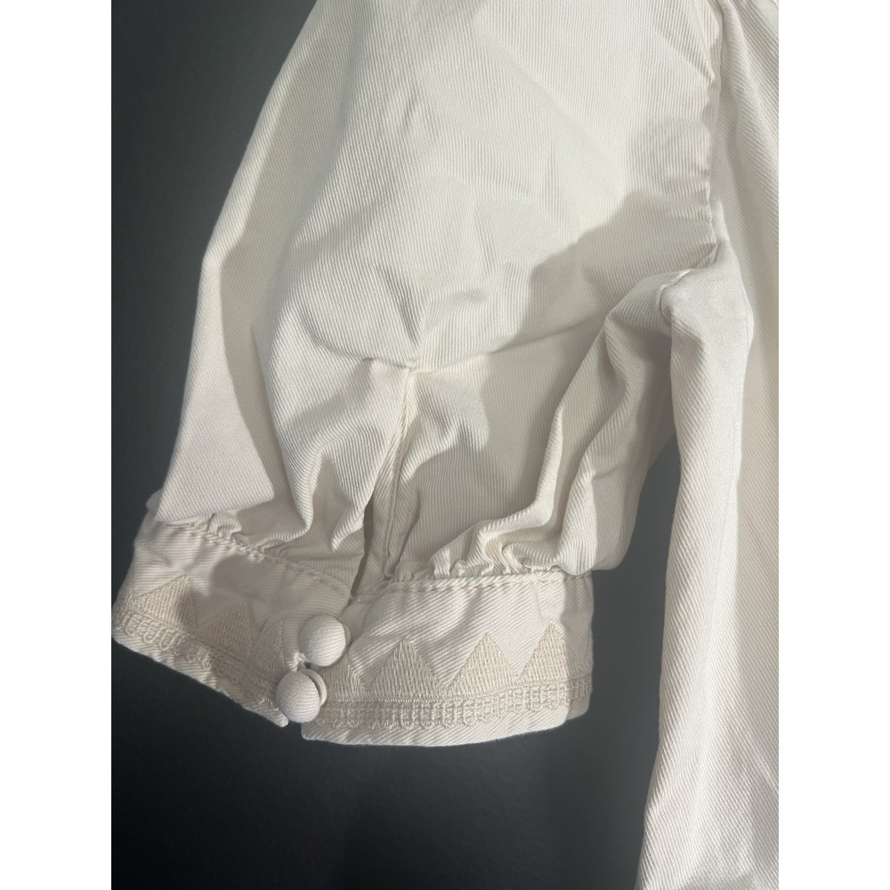 Anthropologie Tan Size 2 Knee Length Short Sleeve Dress - Picture 7 of 8
